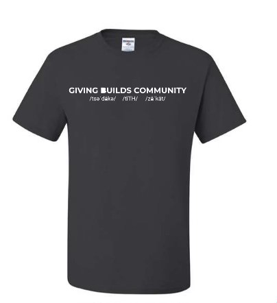 GIVING BUILDS COMMUNITY (T-SHIRT)